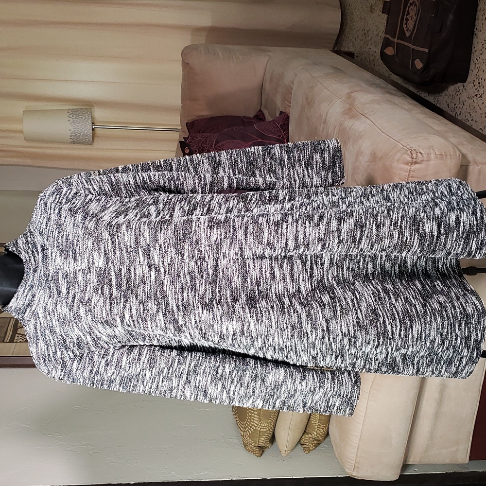 Gap Black and white tweed style dress